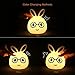 KssFire Portable 2 Models LED Children Night Light Rechargeable Baby Silicone Night Lamp Soft Nursery Lamp Sensitive Tap Control for Baby Bedroom (Blue)