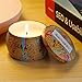 Rackaphile 4 Oz Pure Soy Wax Travel Tin Scented Candle Set, Lead-Free Wick, Aromatherapy Candles Rose, Lemon, Lavender and Mediterranean Fig with Christmas Gift Box