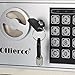Ollieroo White 0.3CF Security Safe Electronic Digital Lock Keypad Small Safe Box for Home Gun Cash or Jewelry