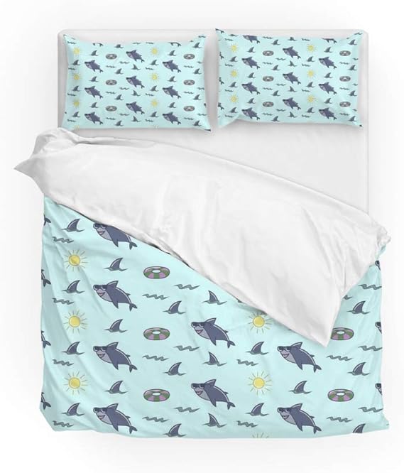 Lafle - Juego de Funda nórdica y Funda de Almohada (poliéster), diseño