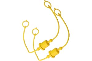 2 Sets 1/2 Inch Hydraulic Quick Disconnect Dust Cap for ISO-A 7241 and ISO 5675, PVC Male and Female Fitting Cover in Red Bla