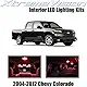 XtremeVision Chevy Colorado 2004-2012 (12 Pieces) Green Premium Interior LED Kit Package + Installation Tool Tool