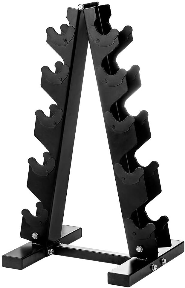 PAPABABE A Frame Dumbbell Rack Weight Rack Stand Dumbbell Weight Storage for Home Gym