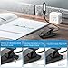 AMIR Mini Book Light, 4 LED Reading Light, Flexible Clip on Light, USB Rechargeable with Eye Care 2-Level Brightness, Battery Level Indicator, Portable for Reading in Bed, Desk, Laptop, Reader, Kids