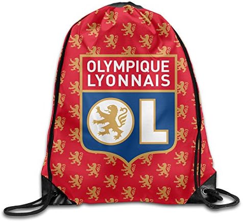 SHUIZHUYU Lyon LYONNAIS Team Logo Drawstring Backpack Sack Bag