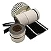 JVCC Flocking Tape [Non-woven Fabric] (FLOCK-1): 1/2 in. x 300 in. (Black)