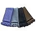 Explore Land Cotton Shemagh Tactical Desert Scarf Wrap (Charcoal Gray)