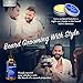 Beard Grooming Kit for Father's Day Gift, 1x Beard Oil, 1x Beard Balm and 1x Boar Bristle Beard Brush, 100% Pure, Natural for Men(Hair Repair and Growth - Vitamin E) from Anjou