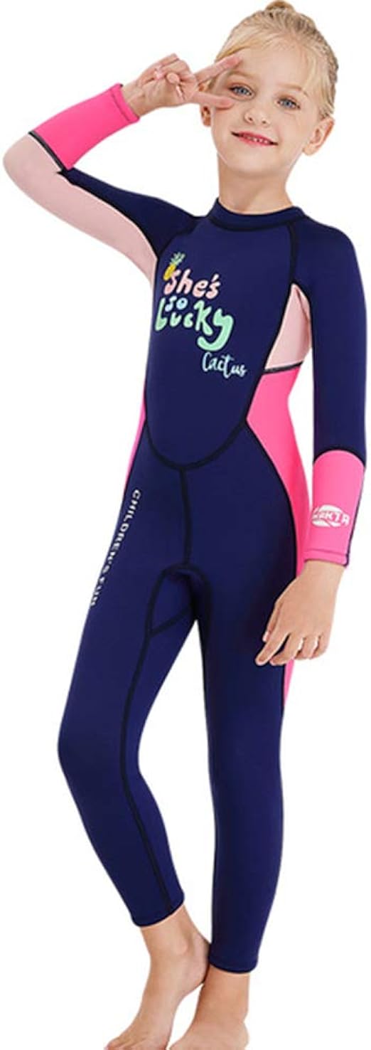 AMEA Wetsuit Kids 2.5Mm Neoprene Suit Diving Suit, Children Full Suits
