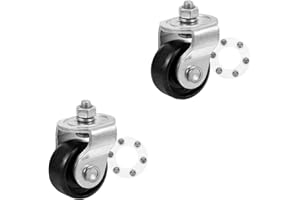 HOMSFOU 2pcs Jack Front Wheel Car Gadgets Car Jack Car Accessories 2 Ton Floor Jack Wheel Trolley Floor Jack Wheel Replacement Floor Jack Wheels Trailer Wheel Steel Heavy