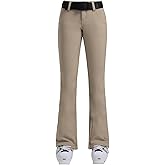 GSOU SNOW Ski Pants Women Slim Snow Pants Waterproof Windproof Warm Womens Snowboard Pants for Winter Sports