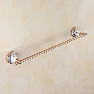 CHUANGRONG Toallero de Barra de cerámica para baño, de ...