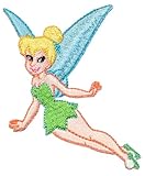 Peter Pan Tinkerbell Flying Pixie Fairy Fairies Embroidered Iron On Disney Movie Patch DS-1