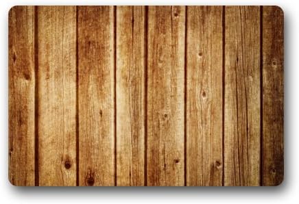 Fantastic Doormat Retro Vertical Stripes Wood Pattern Print Stain Resistant Color Door Mat Rug Indoor/Outdoor/Front Door/Bathroom Mats£¬Bedroom Doormat 23.6"(L) x 15.7"(W)