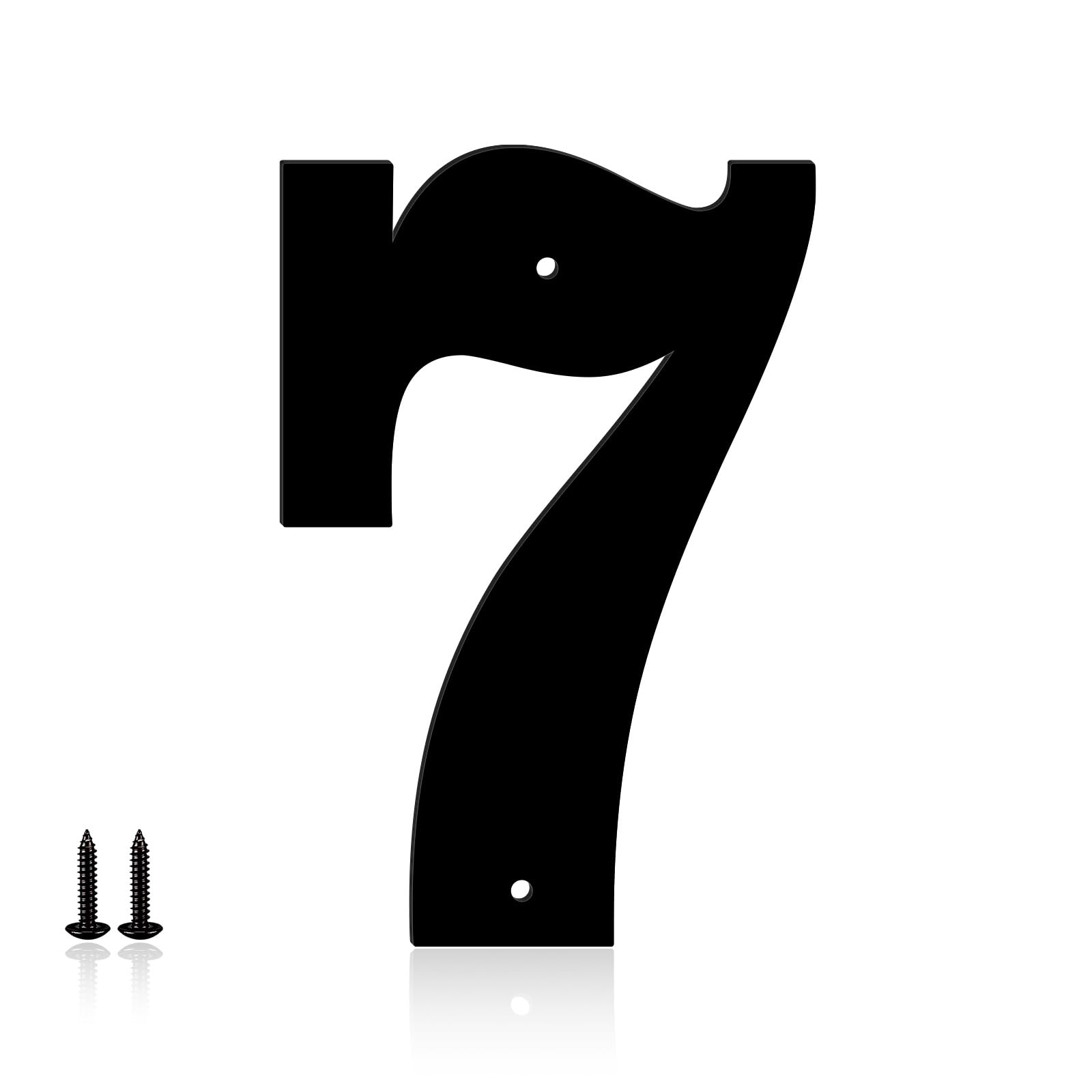 6 Inch Metal House Numbers, House Address Letters
