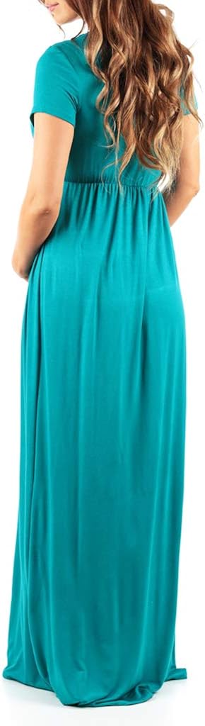 Women's Maternity Short Sleeve Dress - Made in USA at  Women’s Clothing store