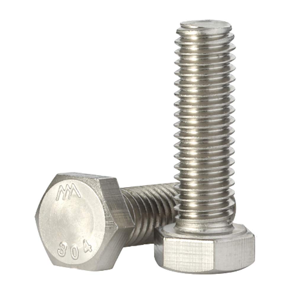 1/420 x 3" Hex Head Cap Screw Bolts, External Hex Drive, Stainless