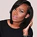 ARUKIHAIR 13X6 Lace Front Wigs Brazilian Human Hair Wig Pre-Plucked bob Lace Front Wigs Virgin Human Hair Wigs for Black Women 150% Density Natural Color 10 Inch