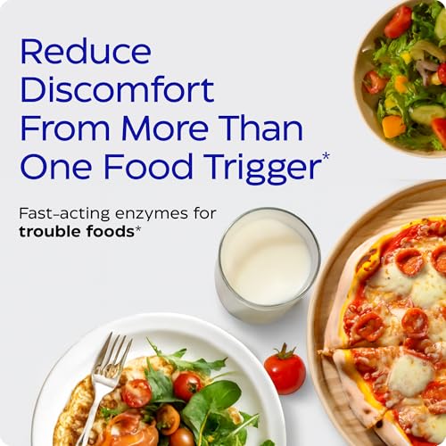 Enzymedica Digest Spectrum - Digestive Enzyme Supplement for Women & Men, Enzymes for Digestion, Gut Health, & Multiple Food Intolerances, Targets Gluten & Lactose, Helps Gas & Bloating - 120 Caps