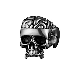 FEBRUBY - Cool Stuff Skull Thingker Ring Gothic