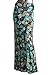 Womens Poly Span Fold-over Printed Maxi-skirt Plus & Regular Sizes