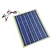 ECO-WORTHY 20 Watts Epoxy Solar Panel with 2m Cable & 30A Clip for 12V Camping Battery Charger