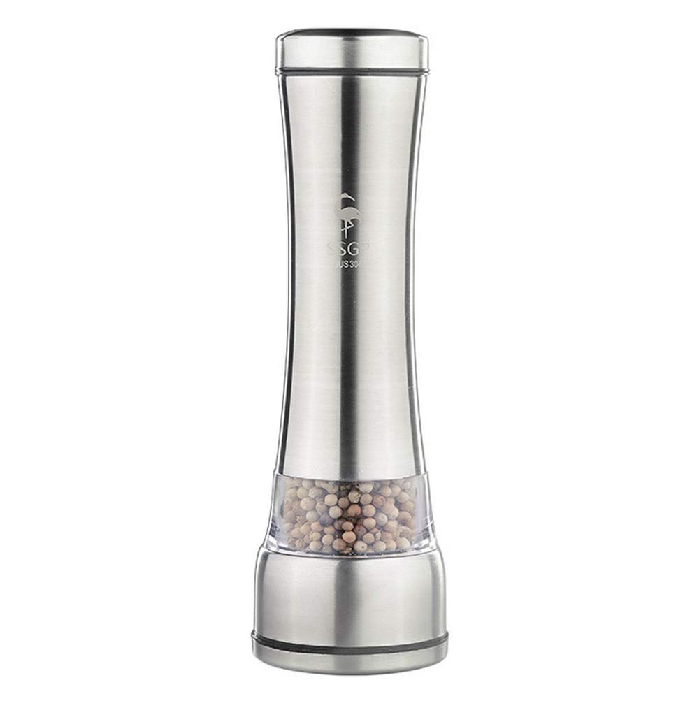 Salt and Pepper Grinder, Premium Pair of Salt & Peppercorn Mills with Adjustable Coarseness