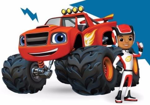 Cakeusa Blaze Y Los Monster Machines Aj Torta De Cumpleanos Topper