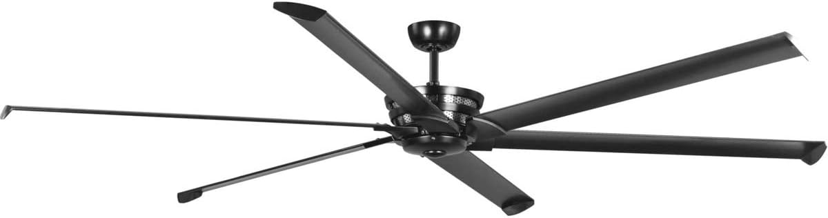 Black Ceiling Fan With Dual Mount Center P250030 031 Amazon Com