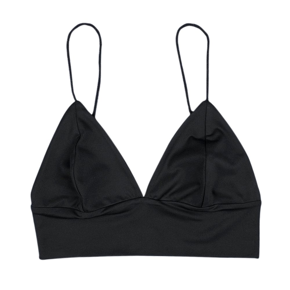 FUURY Women Casual Tank Tops Vest Blouse Sleeveless Crop Top Shirt (Black, L)