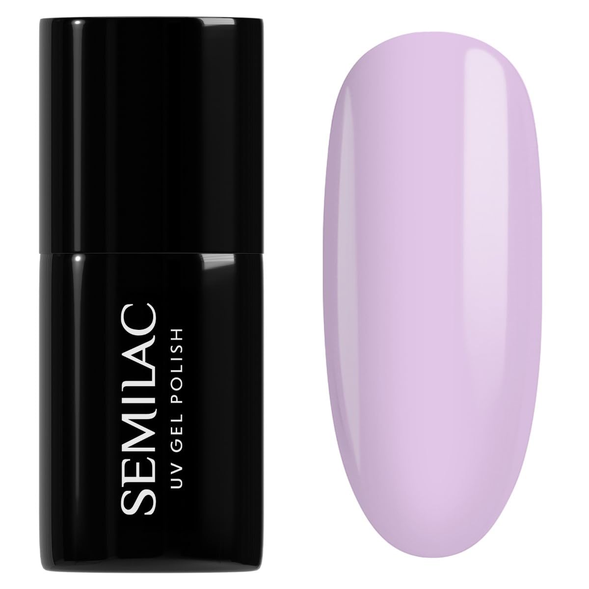 SEMILAC Gel Nail Polish 145 Lila Story - Full Coverage Gel Polish - Soak Off Easy To Use LED/UV Nail Lamp - Long Lasting Manicure and Pedicure up to 3 weeks