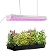 Byingo 2ft 32W Plant Grow Light - LED Integrated Lamp Fixture Plug and Play - Full Spectrum for Indoor Plants Flowers Growing