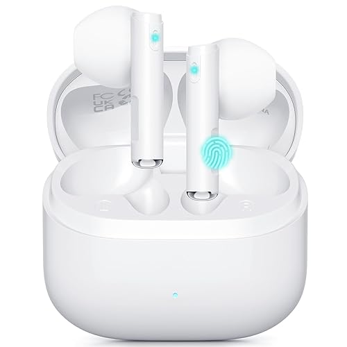 Ciciloud Wireless Earbuds, Bluetooth 5.3 Headphones Wireless Earphones in Ear, 46H Playtime, HiFi Stereo Deep Bass Wireless Earbuds IP7 Waterproof for iPhone/Android/iOS