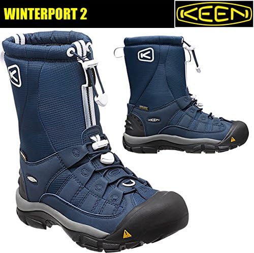 Amazon Co Jp Keen キーン スノーブーツ Keen キーン レディースシューズ Winterport 2 Dress Blues レディース スノーブーツ 防水 ハイカットスニーカー レディース スノーブーツ 25cm スポーツ アウトドア