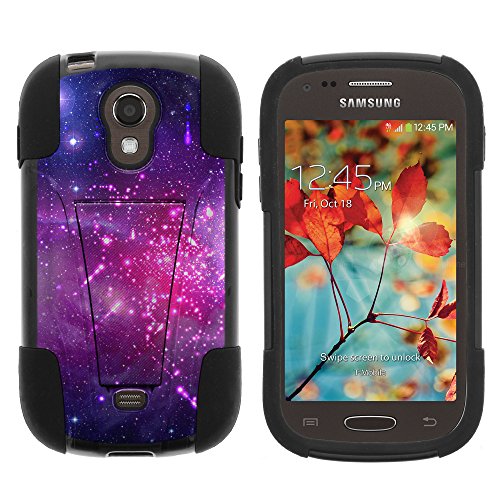 Samsung Galaxy Light Case Durable Hybrid Strike Impact Kickstand Case With Art Pattern Designs For Samsung