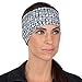 TrailHeads Women's Print Ponytail Headband – 12 prints - Made in USA - frost garden