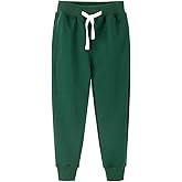 Spring&Gege Boys’ Active Jogger Sweatpants French Terry Sports Track Pants with Pockets
