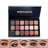 Beauty Glazed New Beauty Glazed 18 Colors Rose Gold Textured Eyeshadow Palette Makeup Contour Metallic Eye Shadow Palette