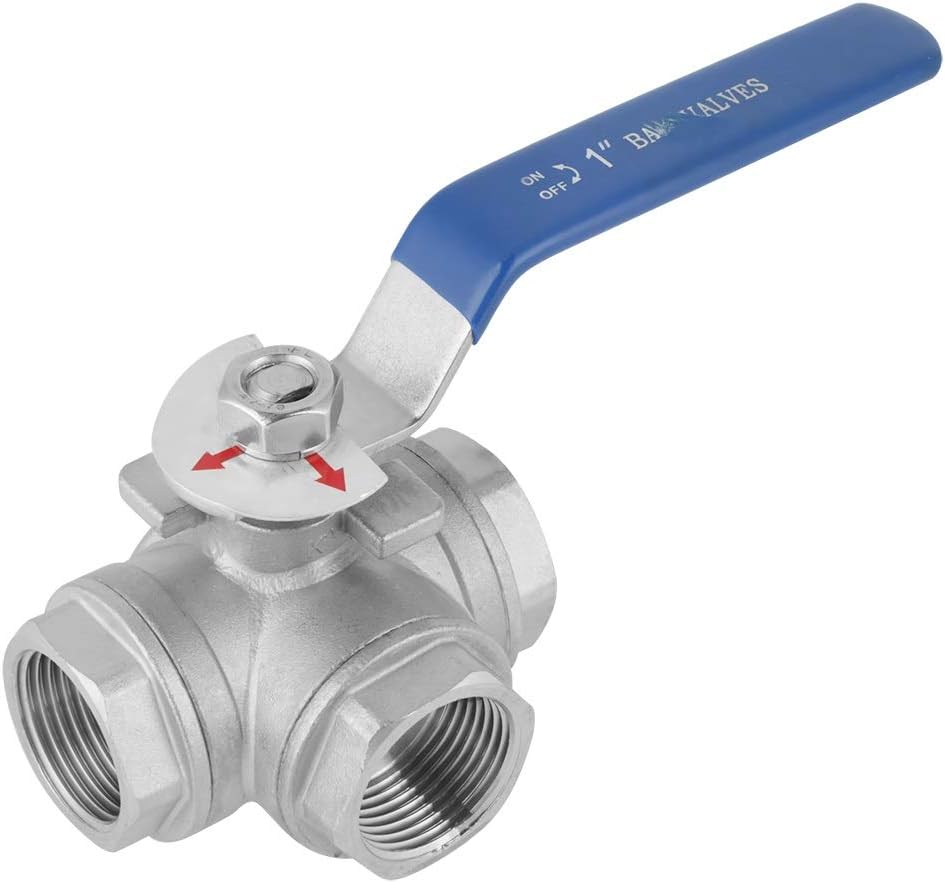 SS 3-Way TC End Ball Valve – Stainless Steel 304 - Buy Industrial Goods Mumbai