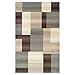 Superior Mid-Century Modern Geometric Design Area Rug, with Jute Backing, Perfect Hardwood, Tile, or Carpet Cover, Ideal for Bedroom, Kitchen, Living Room, Entryway, or Office, 8' x 10', Grey Brown