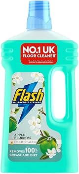 FLASH Antibacterial Liquid Cleaner Apple Blossom 1L Packaging May Vary view 1