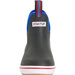 Xtratuf Men's 6 Inch Ankle Deck Boot Black Multi 9