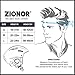 ZIONOR Lagopus H1 Ski Snowboard Helmet for Men Women - Air Flow Control Adjustable Fit Black (Large)