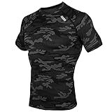 DRSKIN Compression Cool Dry Sports Tights Shirt Baselayer Running Leggings Yoga Rashguard Men Women (SMBBN065, L)