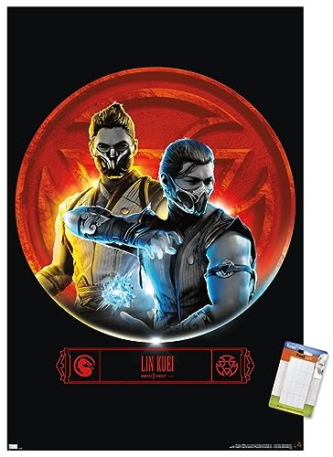 Trends International Mortal Kombat 1 - Lin Kuei Wall Poster, 34L x 22.4W, Premi…
