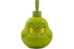 Collectibles Dr. Seuss' The Grinch Holiday Christmas Soap/Lotion/Hand Sanitizer Resin Pump Dispenser, 18.28 Ounces, (Officially Licensed Product) by Franco