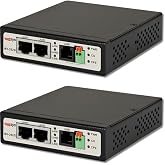 GigaPort VDSL2 Ethernet Extender Kit (2 Units Included) - Extend LAN up to 3km / 1.8 mi Over 2-Wire Copper | Ethernet Over Phone Line or Cat5/6 (NV-202GEKIT)