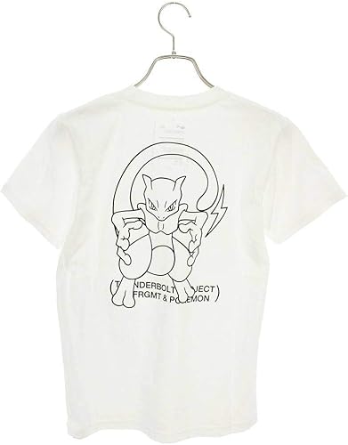 Amazon フラグメントデザイン ポケモン Thunderbolt Project サイズ L バック ミュウツープリントtシャツ ホワイト アニメ 萌えグッズ 通販