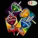 JOYIN 36 Packs Neon Valentines Day Gift Cards with Glow Stick Bracelets, Glow in the dark Necklaces for Valentine's Party Favor, Valentine Classroom Exchange Cards, Valentine School Prize
