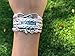 Infinity Collection Dance Bracelet – Pink and Silver Adjustable Wrap Bracelet with Ballerina Charm – Dance Recital Gift, Birthday Present, Dance Jewelry for Dancers